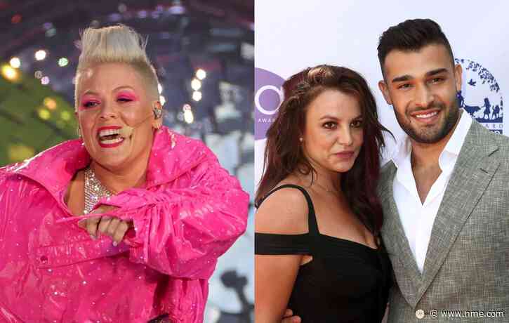 Pink changes lyric to support Britney Spears amid Sam Asghari divorce