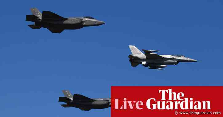 Russia-Ukraine war live: US says F-16s will be sent to Ukraine after pilot training
