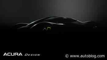Acura Performance Electric Vision concept sure looks like the next NSX