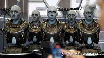 A terrifying glimpse into the AI world of the future: Eerily realistic humanoids, cyborg dogs and spooky bionic faces are among creepy creations unveiled at the World Robot Conference