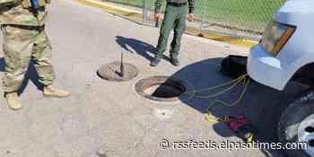 El Paso Border Patrol clips ninja-turtle style smuggling try in manhole tunnel