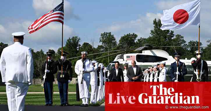 US hails ‘new era’ of Asia Pacific relations as Biden hosts historic summit with Japan and South Korea – live
