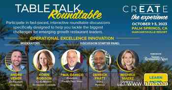 NRN announces the Table Talk Roundtables lineup for CREATE in Palm Springs