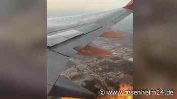 Verstörendes Video aus Flugzeug aufgetaucht: Passagier filmt brennende Turbine