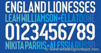 Exploring Neville Brody’s Geometric Typeface for England’s Lionesses