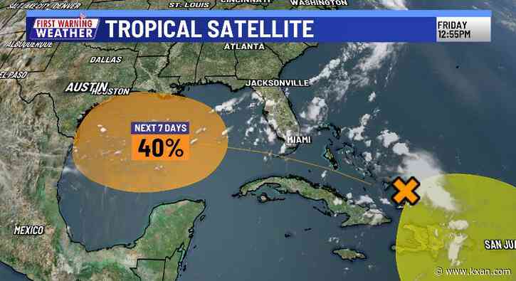 Record heat ahead of possible tropical showers
