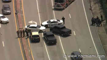 Suspect in custody after chase involving car possibly linked to Fort Lauderdale carjacking