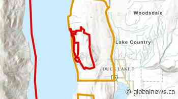 B.C. wildfires: Evacuation orders issued for parts of Lake Country