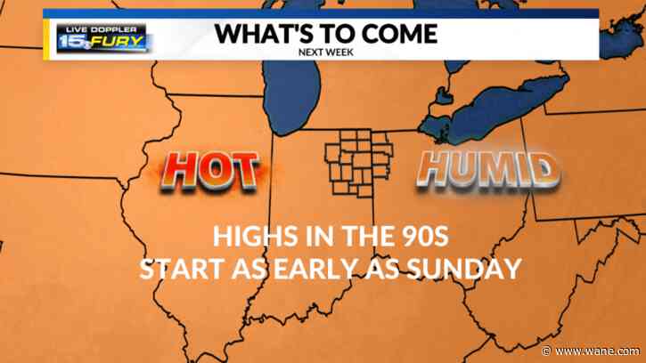 Hot stretch starts Sunday