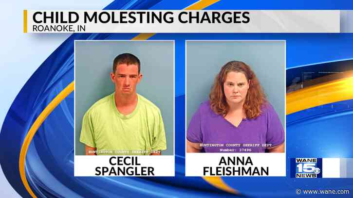 Indiana State Police arrests Roanoke couple for child sex crimes