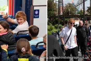 Blackpool Pleasure Beach guests convinced they spotted Ed Sheeran