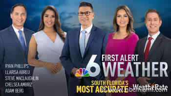 On and off rain expected Saturday as scattered storms move onshore across South Florida