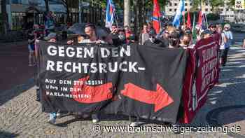 Protest gegen Rechts in Wolfsburger City