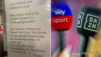 Kneipen-Aushang zeigt Fußball-Dilemma vor Saisonstart: „Zerstört unseren Sport“