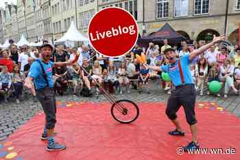 „Münster mittendrin“: Etwas Regen trübt die gute Stadtfest-Stimmung nicht