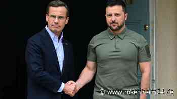 Selenskyj zu Besuch in Schweden