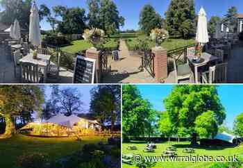 Perfect place to enjoy drinks al fresco with views of the countryside