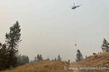 Crews responding to fast-moving grass fire in Penticton