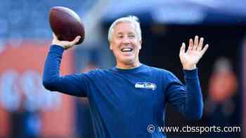 Pete Carroll plays QB at practice, elicits hilarious reactions from Roger Goodell, Snoop Dogg, Will Ferrell