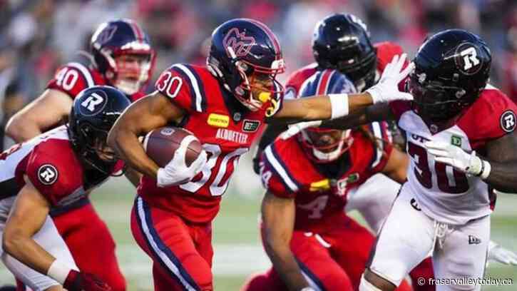 Alouettes rally to roll frustrated Redblacks 25-24