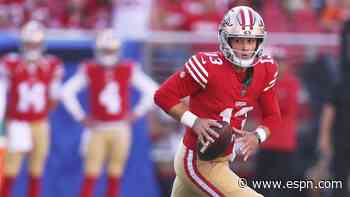 'Really good' Purdy leads 49ers on scoring drive