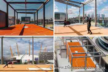 New rooftop basketball court opens in the Greenwich Peninsula