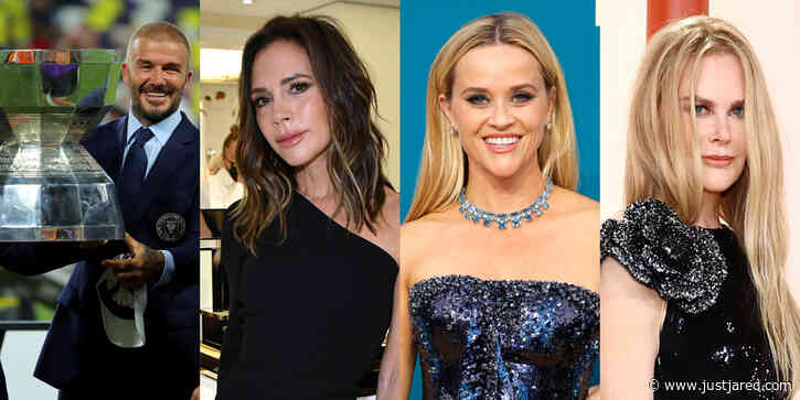 David Beckham's Soccer Team Wins Big, He Celebrates With Victoria, Reese Witherspoon & Nicole Kidman