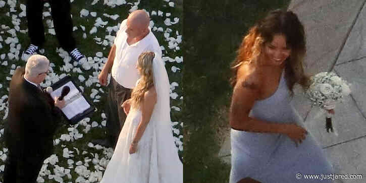 Miley Cyrus is Maid of Honor at Mom Tish Cyrus' Wedding to Dominic Purcell