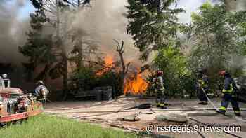 2 homes destroyed in Arvada fire