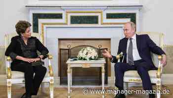 BRICS-Chefs Wladimir Putin und Dilma Rousseff: Die Möchtegern-Herausforderer