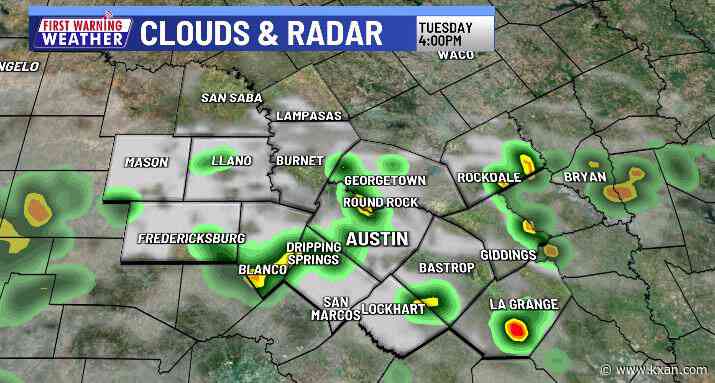 Rain remains in Tuesday's forecast