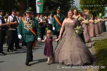 Max und Noëlle Sander regieren Dörenhagener Schützenvolk