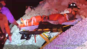 Man rescued hours after falling into hole at Miami-Dade construction site
