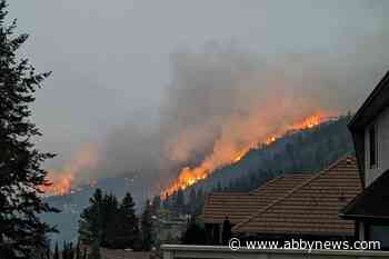 No change seen throughout the night to Kelowna wildfire