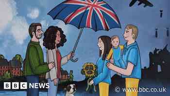 Paintings of refugees given to 'show hosts' generosity'