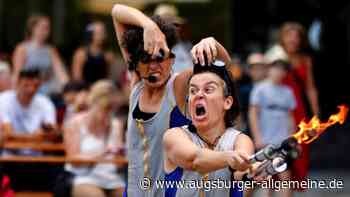 Die bunte Hitzeshow in der Neu-Ulmer Innenstadt