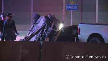 Man in his 30s dead following 4-vehicle crash in Mississauga