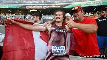 Canada's Ethan Katzberg wins hammer throw gold medal at World Athletics Championships