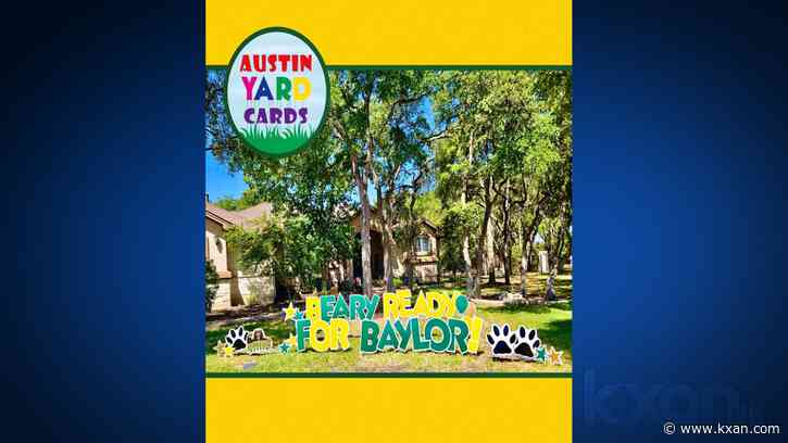 Austin yard displays greet children heading back to school
