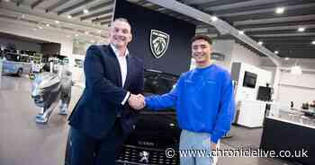 Ambitious Blyth boxer gifted free car from family-run car dealership to help championship drive