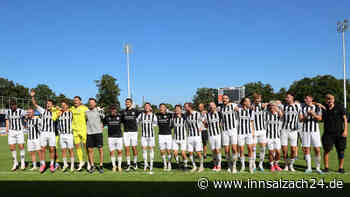 Pure Erleichterung: Burghausen feiert ersten Sieg der Saison gegen Aschaffenburg