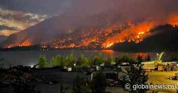 B.C. wildfires: Fire still growing in Shuswap area, firefighting gear being stolen