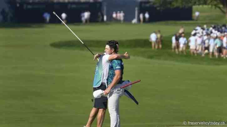 Hovland sets Olympia Fields record with 61 to win BMW Championship