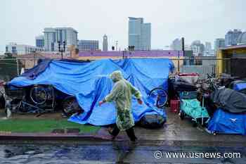 Rains From Tropical Storm Hilary Swamp Roads, Trap Cars and Flood Buildings in California and Mexico