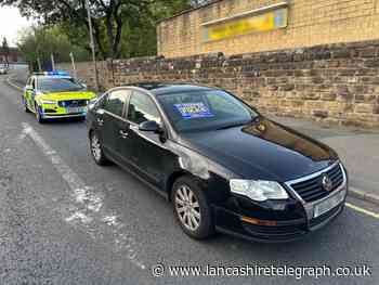 Police seized the car after finding a child unrestrained