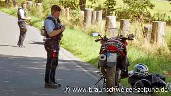 Unfall bei Altenrode - Motorradfahrer verletzt sich schwer