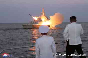 North Korea's Kim Directs Cruise Missile Test as S.Korea, US Begin Drills