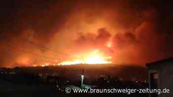 Waldbrand im Nordosten Griechenlands breitet sich aus