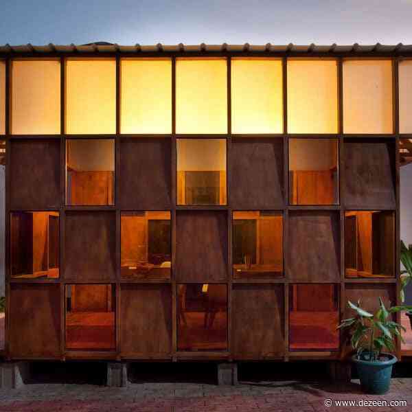 Rashid Ali Architects creates chequered garden tea room in Somaliland