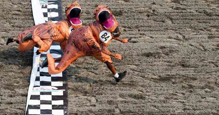 T-Rex-Kostümrennen mit über 200 Läufern